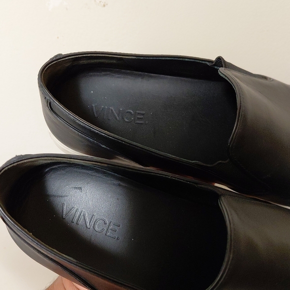 Vince Women's Black Pointy Toe Slip-On Sneakers Size 7.5 - Picture 5 of 9